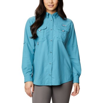 Columbia PFG Bahama Long Sleeve, Camisa Azules Para Mujer | 198560-IUH